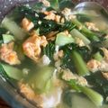 肉肉編 的 青江菜蛋花湯 cooksnap