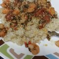 mogedora2's cooksnap of when they made Veggie garlic shrimp and rice.
