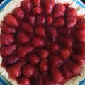 El cooksnap de Carolina cuando hizo Kuchen de frutilla y crema pastelera casera.