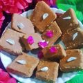 manisha manisha का कुकस्नैप जब उन्होंने बेसन की बर्फी (Besan ki barfi recipe in Hindi) बनाया था।
