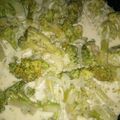 El cooksnap de Vane cuando hizo Salsa de Brócoli y Queso Azul.