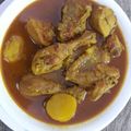 Sunanda Das's cooksnap of when they made আলু দিয়ে চিকেনের ঝোল(alu diye chicken er jhol recipe in Bengali).