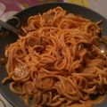 El cooksnap de Alvaro Codes Silgado cuando hizo Espagueti con salsa funghi.