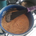 El cooksnap de DaNii Valdés cuando hizo Spaghetti Rojo 😍👌.