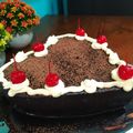 Cooksnap dari Puji Dewi untuk resep Blackforest 4 telur (step by step) + resep buttercream margarine