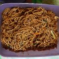 Cooksnap Nor Azlina semasa beliau membuat Mee Goreng Simple.