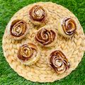 El cooksnap de Marta cuando hizo Rosas de manzana y hojaldre. Receta estrella.