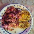 El cooksnap de Juan cuando hizo Pechuga de pollo al provenzal.con ruza de lenteja.