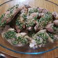 El cooksnap de Nor Lei cuando hizo Patitas de cerdo a la vinagreta.