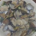 Jen-wen Yu 的 ~微波４分鐘就ｏｋ的蛤蜊蒸肉~餐桌上的晚餐 cooksnap