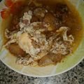 El cooksnap de xacate cuando hizo Sopa castellana o sopa de ajo.