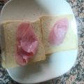 El cooksnap de SABE MEJOR ASÍ cuando hizo "Bikini", Sándwich mixto de Jamón York con tres Quesos.