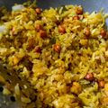 Abha Agam Singh's cooksnap of when they made Aalu Poha.