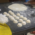 El cooksnap de Agus Velazquez cuando hizo Masa para sorrentinos con harina leudante.