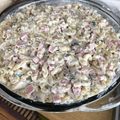 El cooksnap de Maricarmen Meza cuando hizo Pasta fría para fiestas.