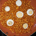 El cooksnap de pury cuando hizo Garbanzos con langostinos y merluza.