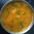 Devisha Harsh Bhatt's cooksnap of when they made તુવેરદાળ નું ઓસામણ (Tuver Dal Osaman Recipe In Gujarati).