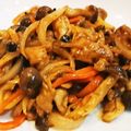 しんにし's cooksnap of when they made 豚薄切り肉のバーベキューソース炒め.
