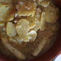 El cooksnap de NeCa cuando hizo Cazón en amarillo con patatas.