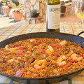 El cooksnap de begoigualada cuando hizo Paella de calamar con alcachofas, ajos tiernos y trigueros 🦑 🥘.