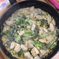 El cooksnap de Pillar Santamaría cuando hizo Pollo en rajas con brócoli.
