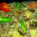 صورة من زخات المطر، شاركها بعد تجربة وصفة كبسي لحمه على طريقتي