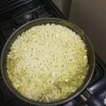 El cooksnap de Michelle Márquez cuando hizo Arroz poblano.