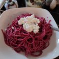 Cooksnap από Daphneee στη συνταγή Σπαγγέτι με κρεμώδη σάλτσα παντζαριού