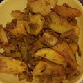 Mahika banerjee का कुकस्नैप जब उन्होंने ग्वार आलू की सब्जी (Gwar aloo ki sabzi recipe in hindi) बनाया था।