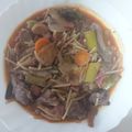 El cooksnap de Ari Rodriguez cuando hizo Cazuela serrana de fideos.
