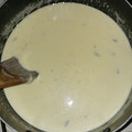 El cooksnap de Maximiliano Falótico cuando hizo Salsa Cuatro Quesos.