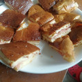 El cooksnap de María Fernanda cuando hizo Masa licuada para tarta de fiambre.