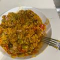 El cooksnap de Maria Luisa Sanchez Flores cuando hizo Arroz con habas.