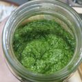 El cooksnap de Jenny_Ccs cuando hizo Pesto de Albahaca.