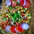Sneha Patel's cooksnap of when they made છોલે સલાડ (Chhole Salad Recipe In Gujarati).