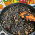 El cooksnap de Mayro cuando hizo Arroz negro a mi estilo.