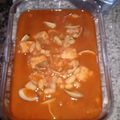 El cooksnap de chony cuando hizo Alubias con salmón y almejas.