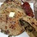 Rashmi Tandon का कुकस्नैप जब उन्होंने मेथी के परांठे (methi ke parathe recipe in Hindi) बनाया था।