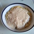 El cooksnap de Paci Garden cuando hizo Tallarines a la carbonara thermomix.