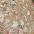 Cooksnap από Despina Bunga στη συνταγή Τηγανιά κοτόπουλο με σάλτσα κρασιού, μανιτάρια και πιπεριές