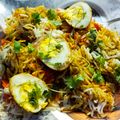 Isha mathur का कुकस्नैप जब उन्होंने अंडा बिरयानी (anda biryani recipe in Hindi) बनाया था।