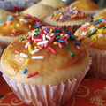 El cooksnap de Virginia Ferrari cuando hizo Muffins dulce de leche y coco.