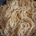 Henriett Mutter Cooksnap-ja, amikor elkészítette a(z) Spagetti Carbonara originale by SK receptet.