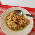 El cooksnap de Lucas Servi cuando hizo Arroz con pollo al curry y leche de coco.