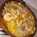 El cooksnap de Carolina Comas cuando hizo Fideuá con marisco.