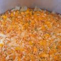 El cooksnap de Claudia Barrera cuando hizo Soufflé de zapallitos.