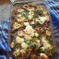 El cooksnap de Juan cuando hizo Lasagna de berenjenas.