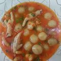 Cooksnap dari Mumus untuk resep Cilok goang kuah super pedas