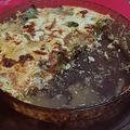 El cooksnap de Karina Camps cuando hizo Tortilla de zapallitos al horno.