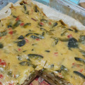 El cooksnap de Natalia Talib cuando hizo Tarta de zapallitos verdes.